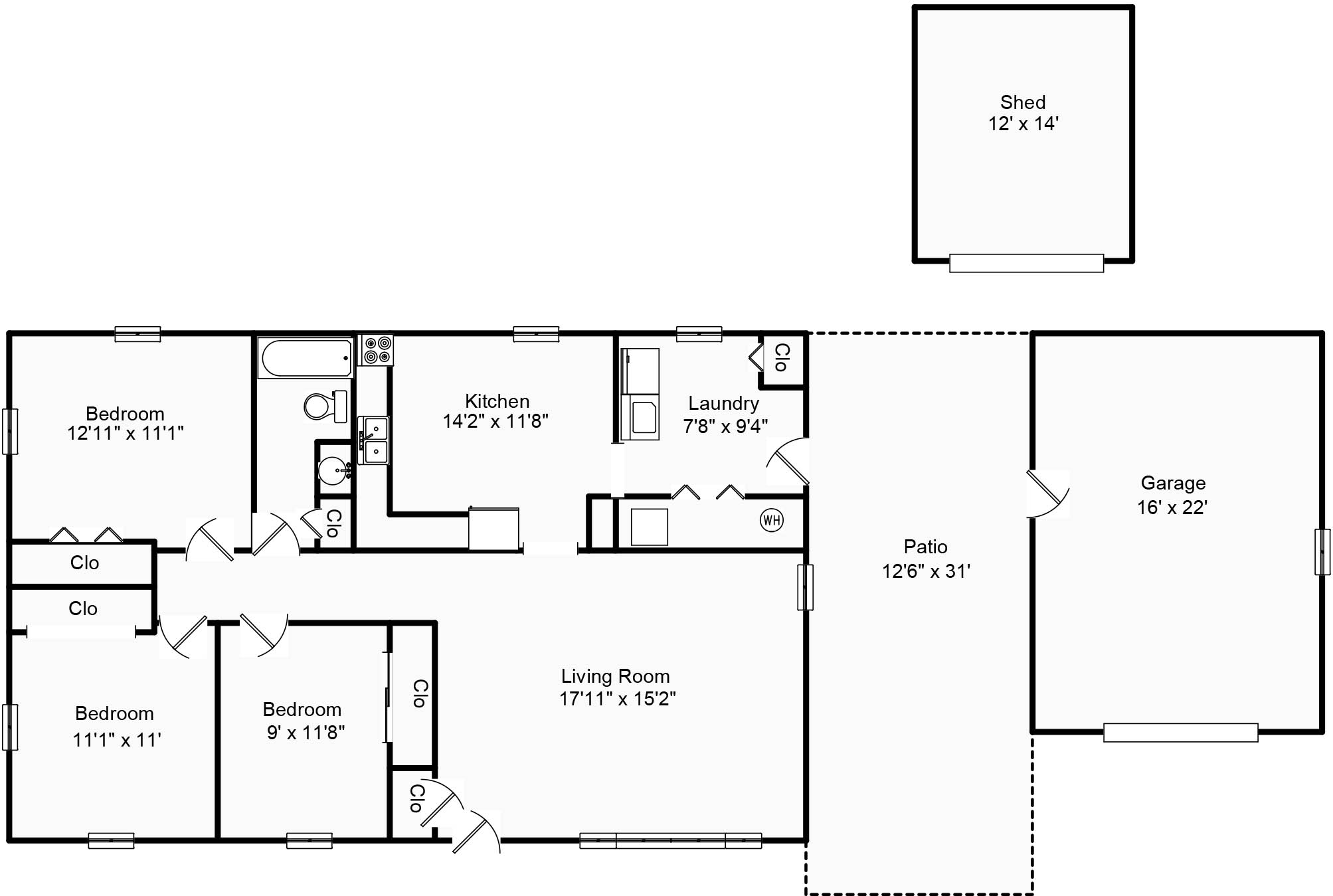3137 Southland Road, Decatur, IL Floorplan